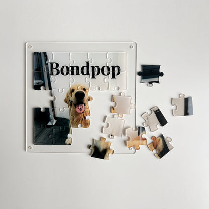 Bondpop private high-end customization - Eternal and memorable love - Transparent acrylic jigsaw puzzle - Optional size.